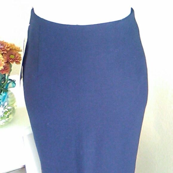 NWT Vintage Augustus Wool Midi Pencil Skirt - Picture 9 of 10